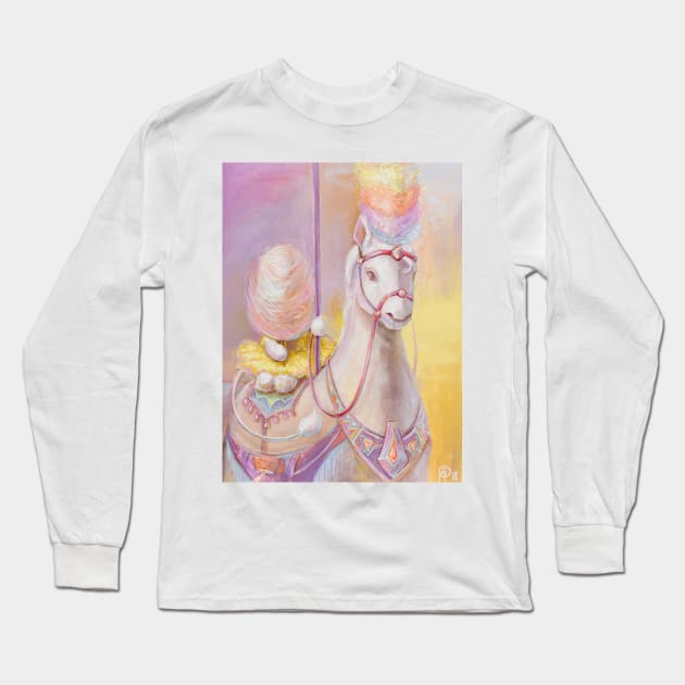 My cotton candy Long Sleeve T-Shirt by Olya Yatsenko